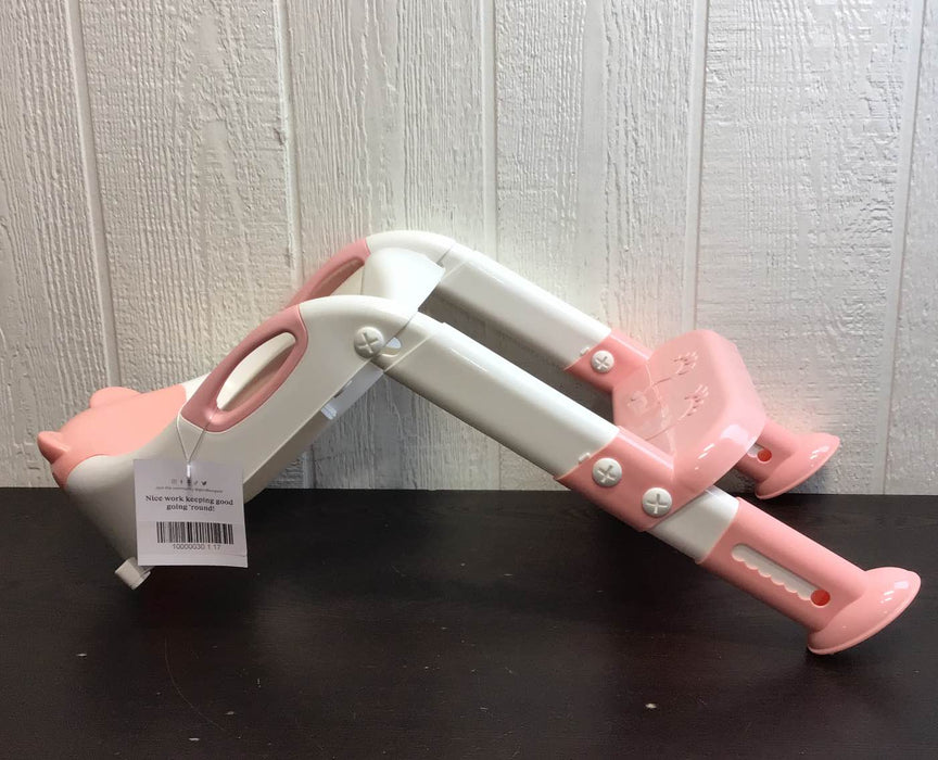 used Kids Potty Training Toddler Seat with Step Stool Ladder