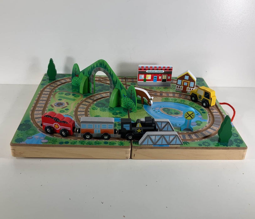 used Melissa & Doug Take-Along Railroad