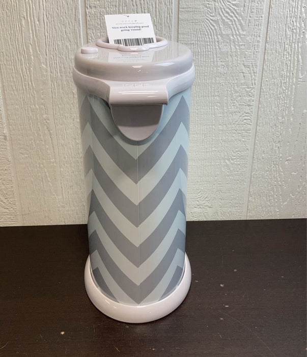 Shop Ubbi Diaper Pail, Grey Chevron at GoodBuy Gear
