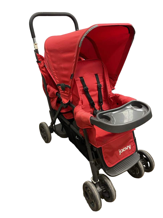 used Joovy Caboose Ultralight Graphite Stroller, 2016, Red