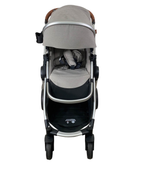 secondhand Mompush Ultimate 2 Baby Stroller, 2022, Khaki with Silver Frame