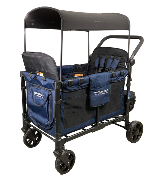 used Wonderfold W4 Elite Stroller Wagon, 2021, Noble Navy