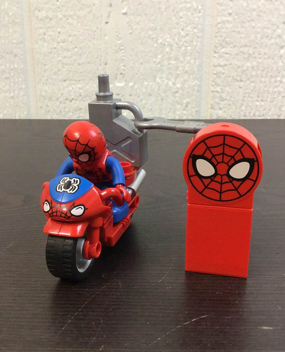 secondhand LEGO duplo Spider-Man Web-Bike Workshop Building Set