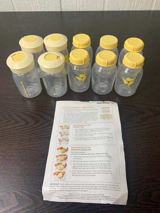 used BUNDLE Medela Bottles