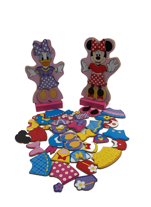 used Melissa & Doug Magnetic Dress-Up Set, Disney Minnie & Daisy