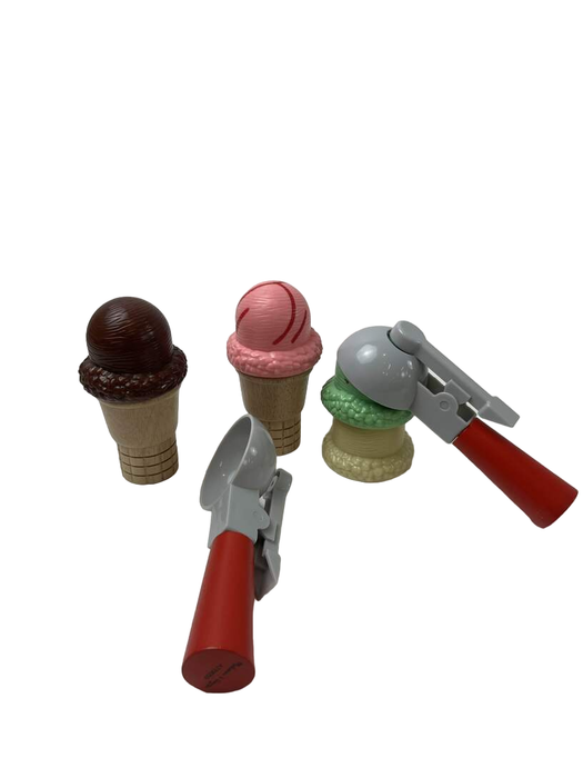 Shop Melissa & Doug Scoop And Stack Ice Cream Cone Magnetic Pretend Play Set at GoodBuy Gear