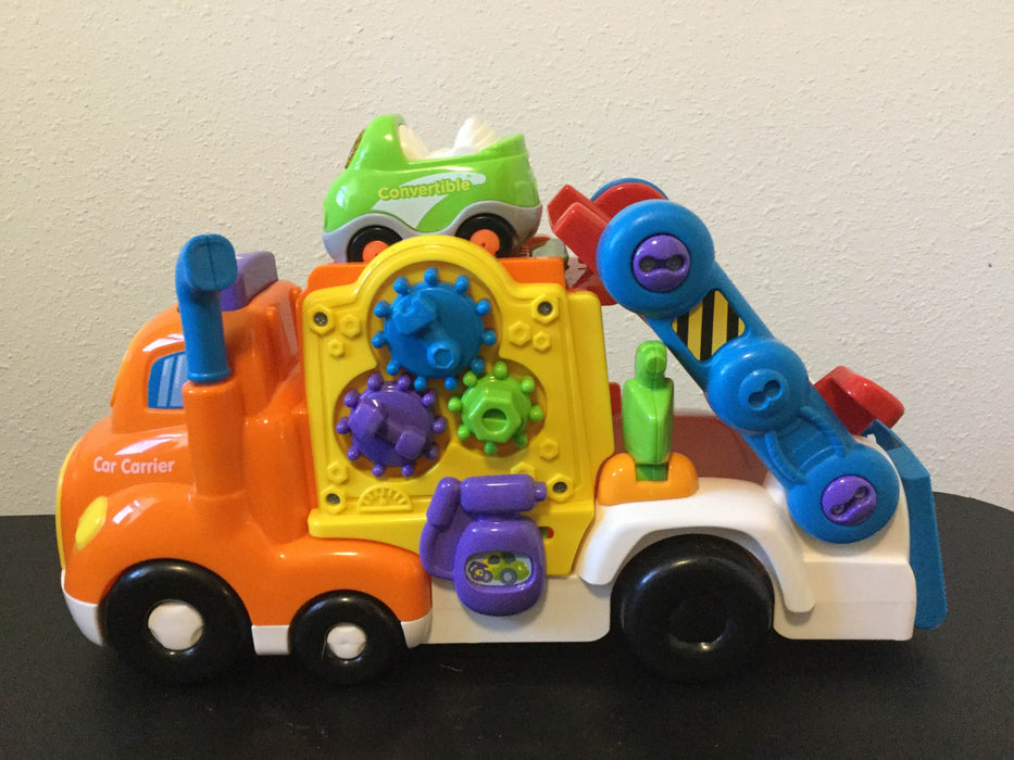 secondhand VTech Go! Go! Smart Wheels Deluxe Car Carrier