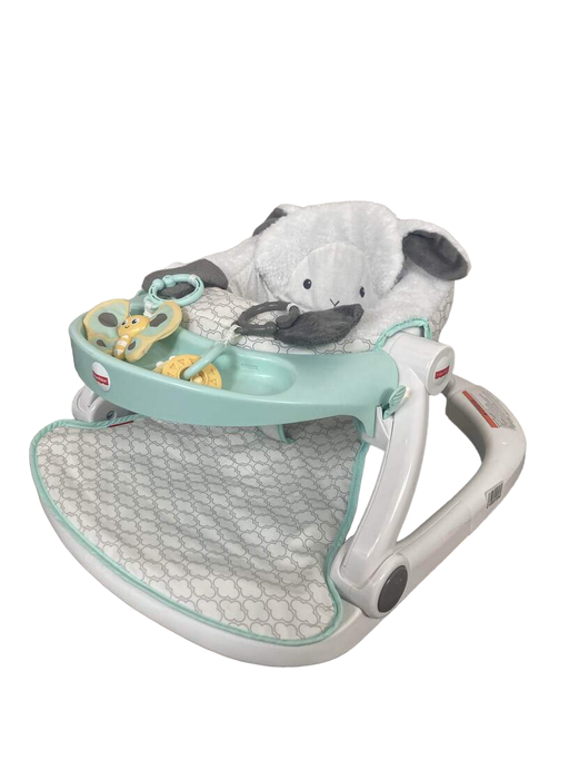 secondhand Fisher Price Sit-Me-Up Floor Seat, Lamb
