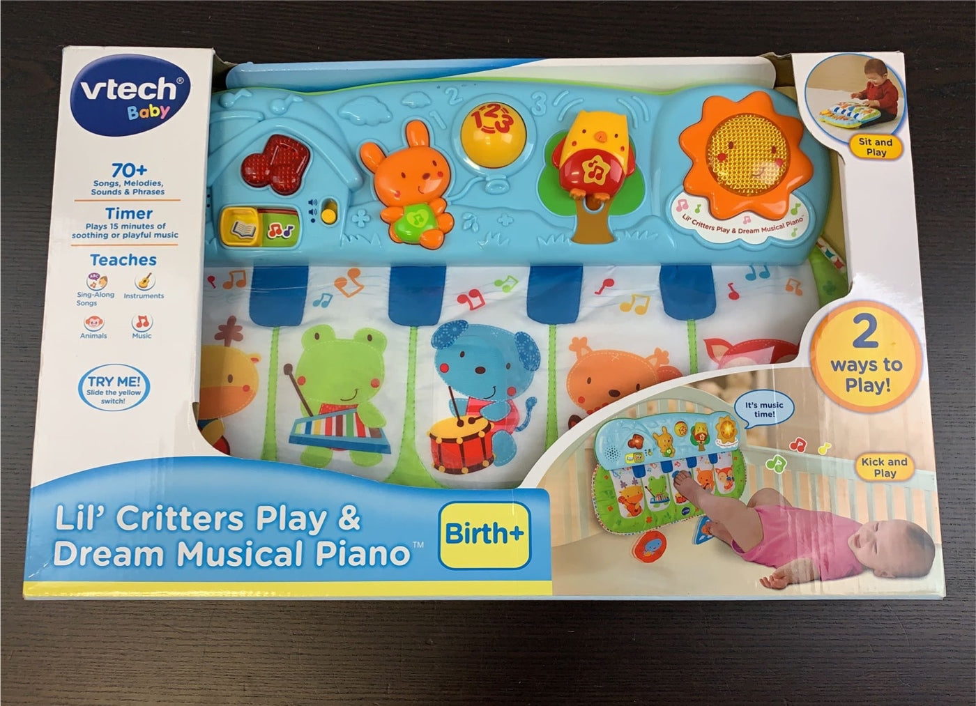 2022 Nouveau Vtech Baby Boutique ☆ Piano musical lit Tap Tap P