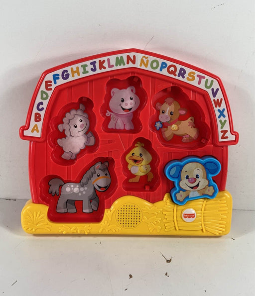 secondhand Fisher Price Laugh & Learn Farm Animal Puzzle, Spanish