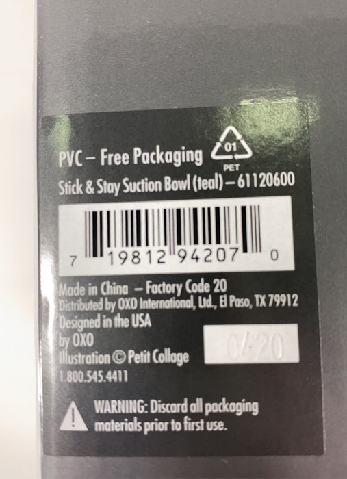 Shop OXO Tot Stick & Stay Suction Bowl, Teal at GoodBuy Gear