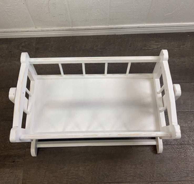 secondhand Wooden Doll Cradle