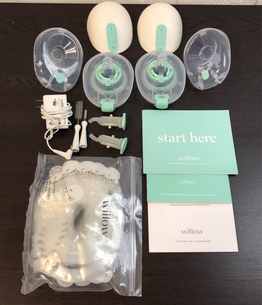 used Willow Wearable Breast Pump, with accessories