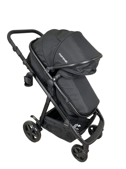 used Mompush Meteor 2 Stroller, 2022, Black