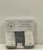 Shop Burt's Bees Baby Washcloths 3 Pack, Heather Grey at GoodBuy Gear