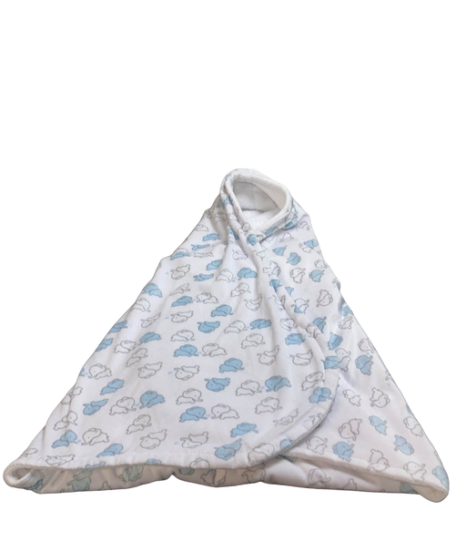 secondhand Blankets & Beyond Plush Hooded Car Seat Blanket