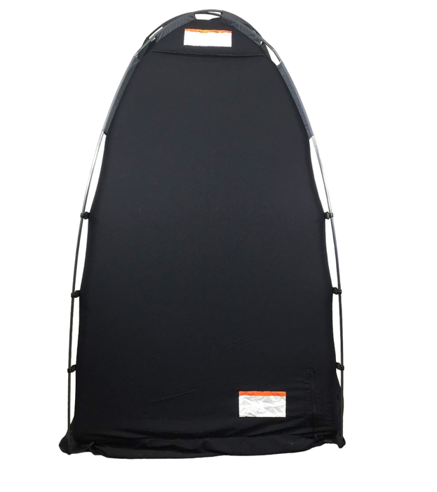 secondhand SlumberPod 3.0 Sleep Canopy, Black with Grey Accents