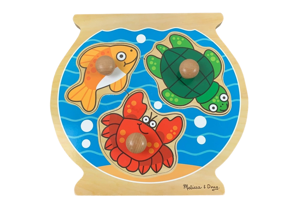 used Melissa & Doug Jumbo Knob Puzzle