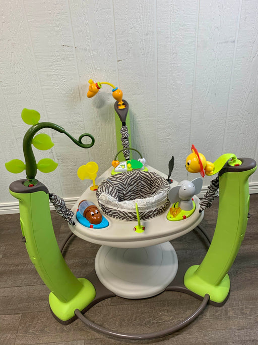 used Evenflo ExerSaucer Jump And Learn Activity Center, Jungle Quest