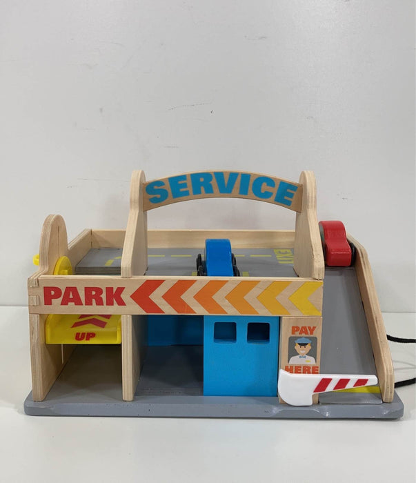 secondhand Melissa & Doug Service Station Parking Garage