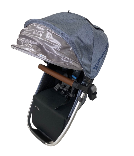 used UPPAbaby VISTA RumbleSeat V2, 2015+, 2020, Gregory (Blue Melange)