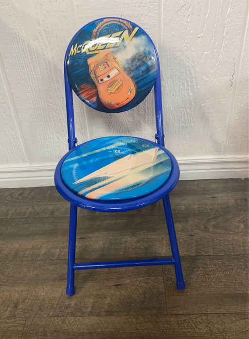 secondhand Disney Folding Table And Chairs, Cars