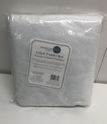 used American Baby Waterproof Fitted Crib and Toddler Protective Mattress Pad Cover