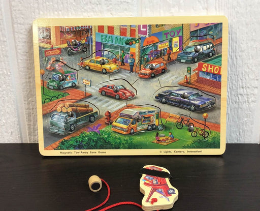 used Melissa & Doug Magnetic Wooden Tow Truck Game