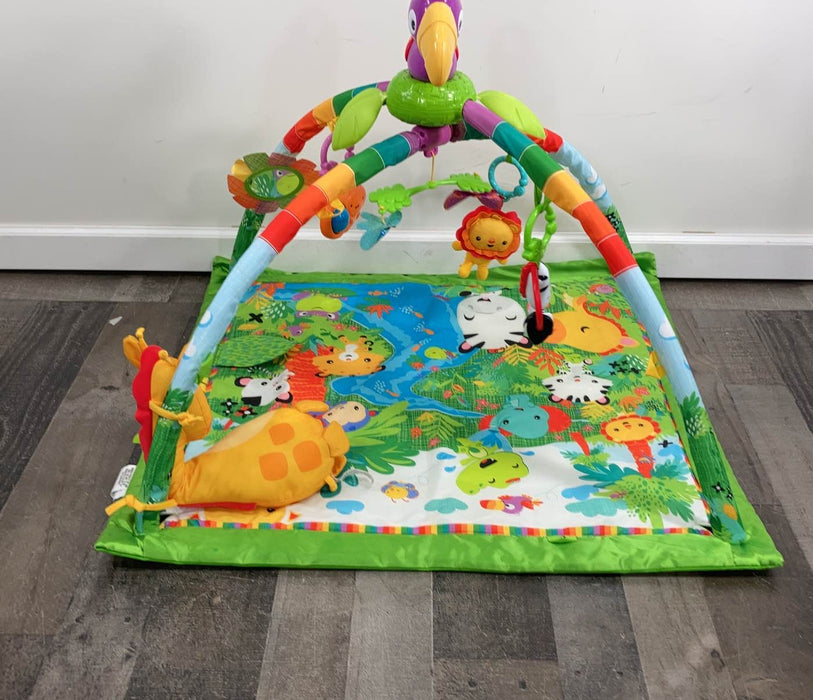 secondhand Fisher Price Rainforest 1-2-3 Musical Gym