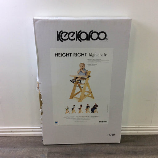 used Keekaroo Height Right High Chair, In natural