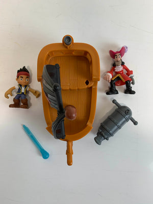 Captain Hook Pirate Battle Boat Play Set - Jake Neverland pirates
