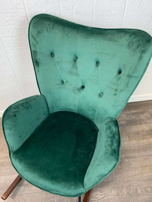 secondhand Furniture R Velvet Rocking Chair