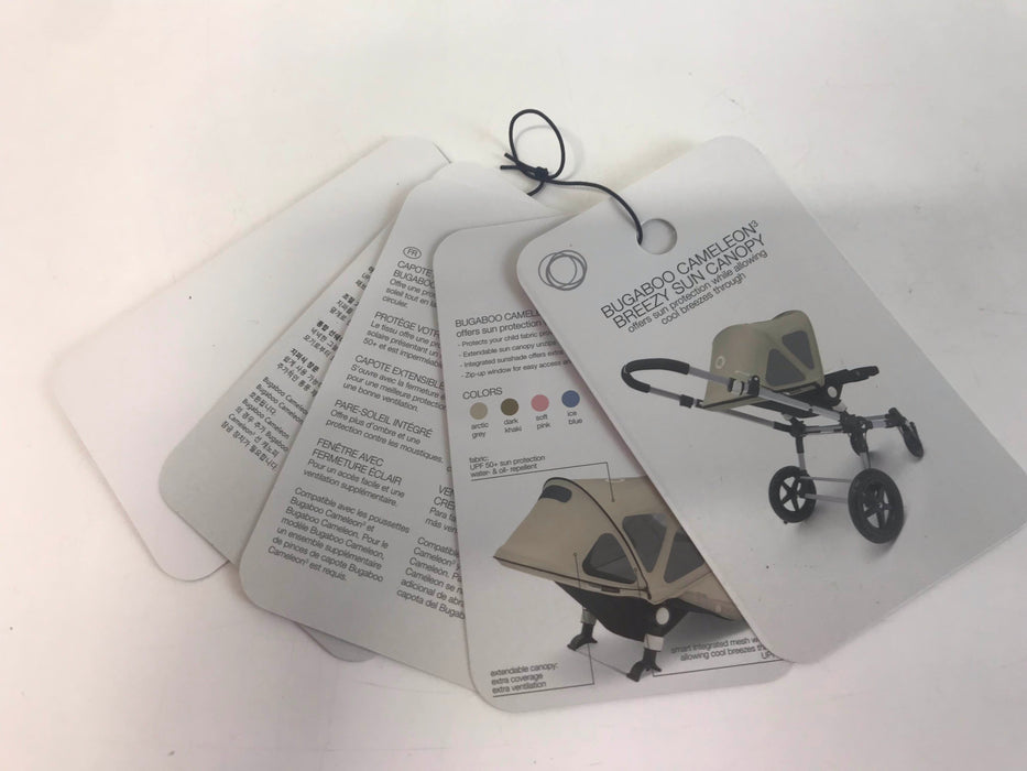 secondhand Bugaboo Fox/Cameleon3 Breezy Sun Canopy