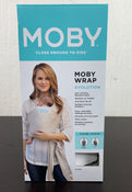 secondhand Moby Evolution Baby Carrier, Almond