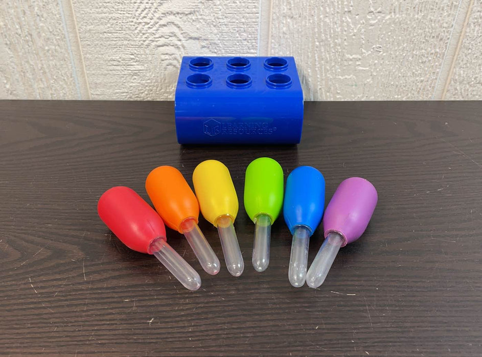 secondhand Learning Resources Jumbo Colorful Eyedroppers