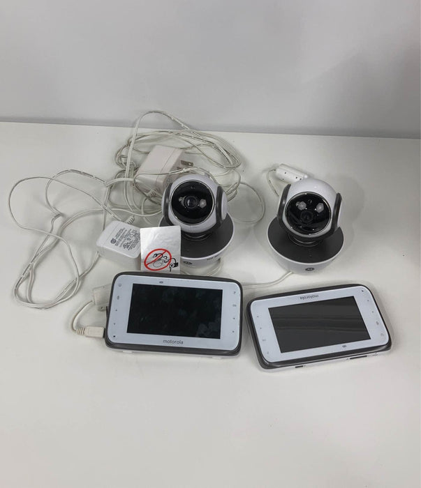 used Motorola MBP854CONNECT Wi-Fi Video Baby Monitor, with Additional Parent Unit