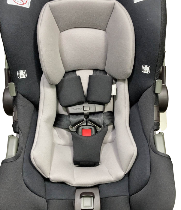 Nuna PIPA rx Infant Car Seat with RELX Base, 2023, Caviar