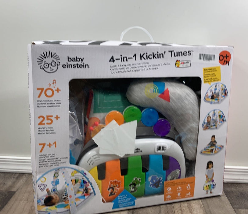 used Baby Einstein 4-in-1 Kickin’ Tunes Music Activity Gym, /Missing Toys