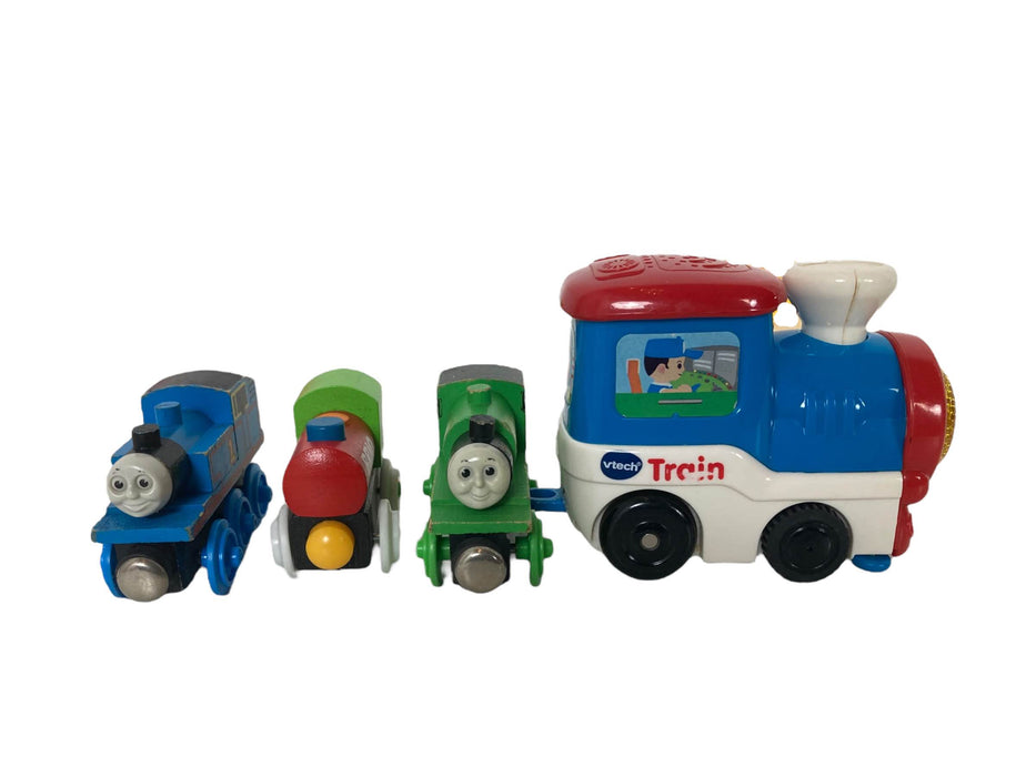 Shop VTech Go! Go! Smart Wheels Train Station Play Set at GoodBuy Gear