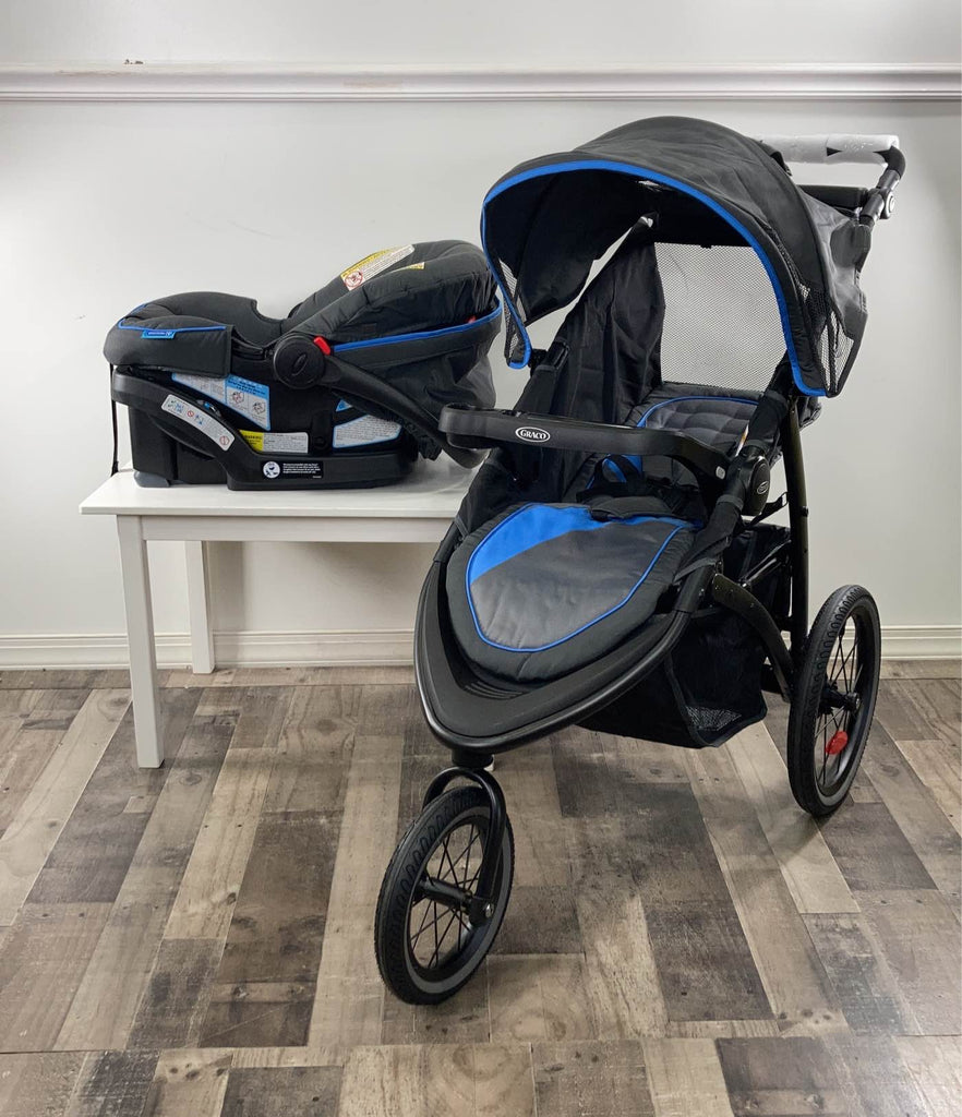 Graco FastAction Jogger LX Travel System, 2021, Cielo