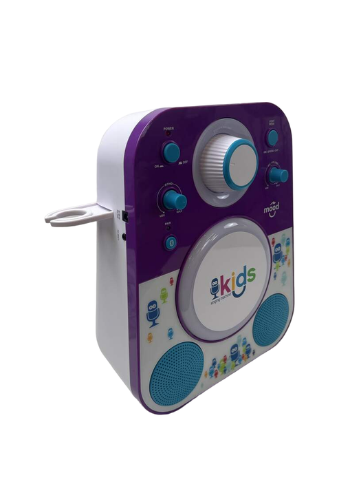 secondhand The Singing Machine Kids Mood LED Glowing Bluetooth Sing Along Speaker