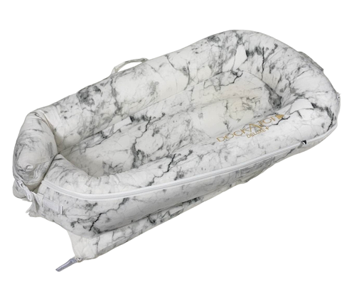 used DockATot Deluxe+ Dock, Carrara Marble