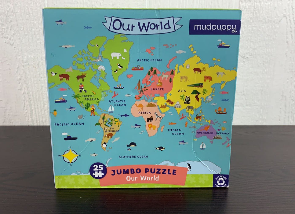 used MudPuppy Jumbo Puzzle