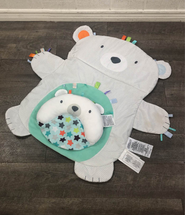 used Bright Starts Tummy Time Prop & Play Mat, Bear