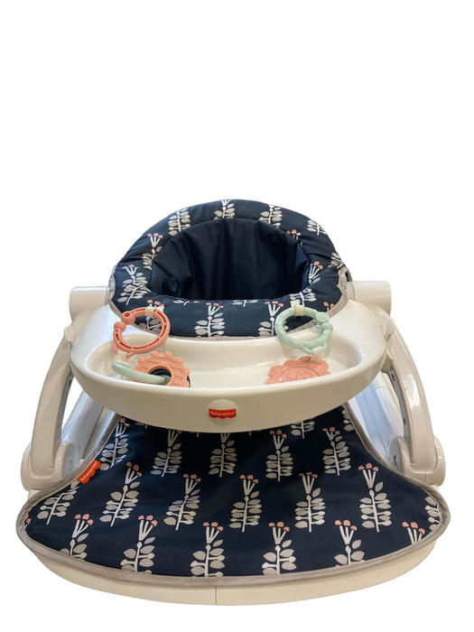 Shop Fisher Price Sit-Me-Up Floor Seat, Navy Garden at GoodBuy Gear
