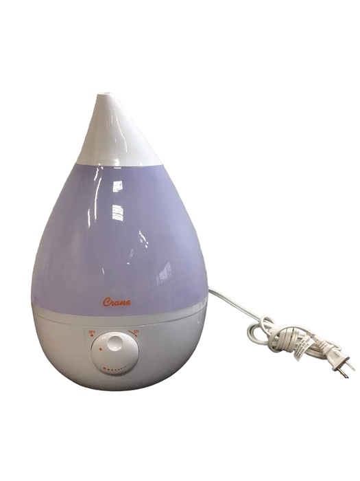 used Crane Filter-Free Droplet Cool Must Humidifier, White