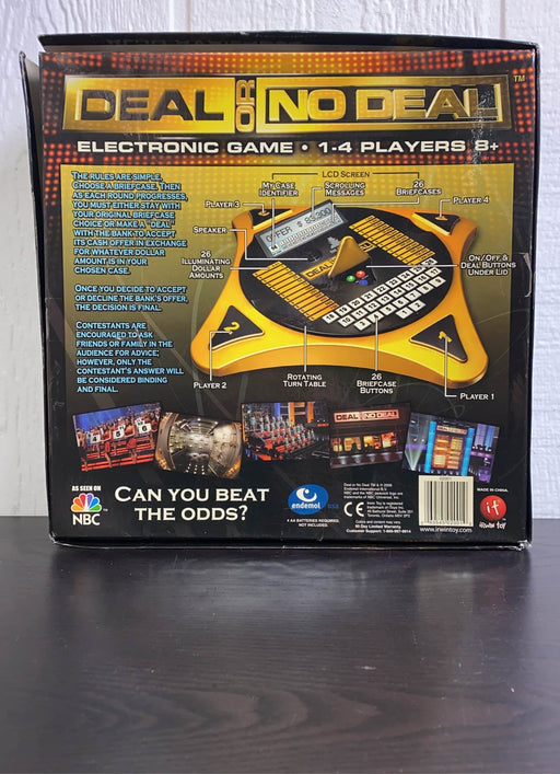 secondhand NBC Deal Or No Deal Electronic Game