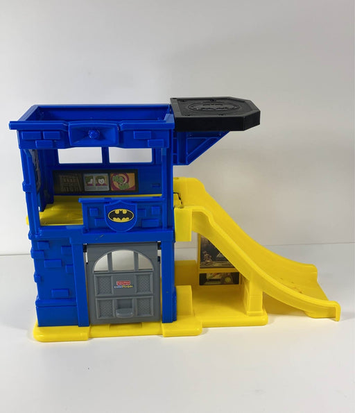 used Fisher Price Little People Dc Super Friends Batman Batcave Ramp Garage