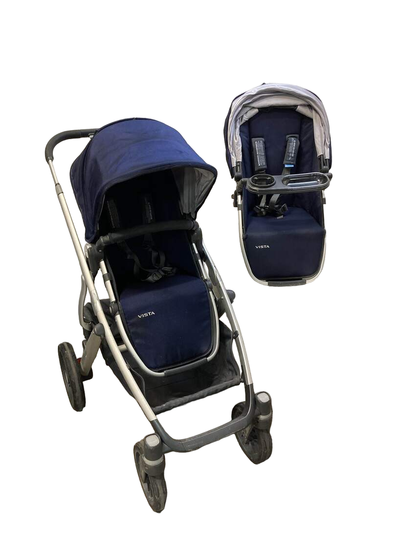 uppababy vista taylor blue UPPAbaby VISTA Double Stroller, 2016, Taylor