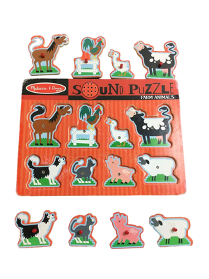 Farm animals sound puzzle 2025